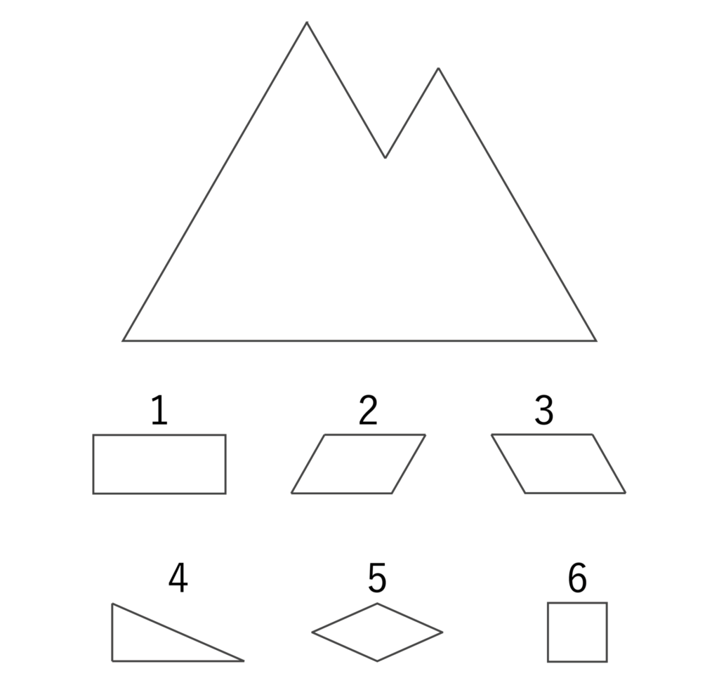 選択肢の図形